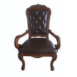 Dresden PU & Cherry Oak Office Chair - Ornate Home