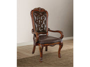 Dresden PU & Cherry Oak Office Chair - Ornate Home