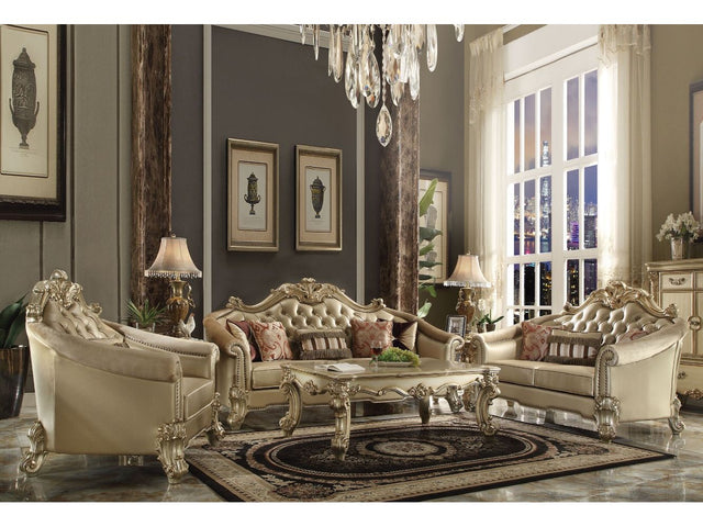 Dresden Sofa in Gold Patina - Ornate Home