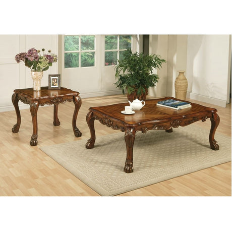 Dresden Traditional End Table in Cherry Oak - Ornate Home