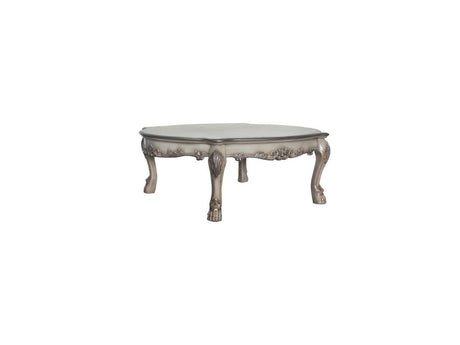 Dresden Vintage Bone White Coffee Table - Ornate Home