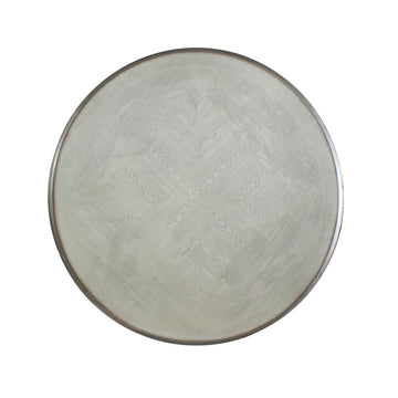 Dresden Vintage Bone White Dining Table (Round) - Ornate Home