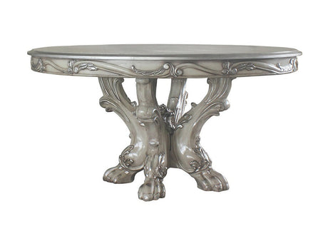 Dresden Vintage Bone White Dining Table (Round) - Ornate Home