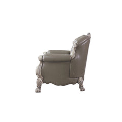 Dresden Vintage Bone White Finish Chair - Ornate Home