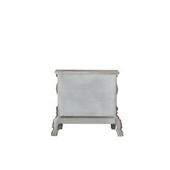Dresden Vintage Bone White Nightstand - Ornate Home