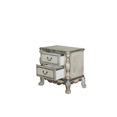Dresden Vintage Bone White Nightstand - Ornate Home
