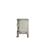 Dresden Vintage Bone White Nightstand - Ornate Home