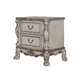 Dresden Vintage Bone White Nightstand - Ornate Home