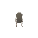 Dresden Vintage Bone White & PU Arm Chair - Ornate Home
