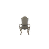Dresden Vintage Bone White & PU Arm Chair - Ornate Home
