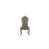 Dresden Vintage Bone White & PU Side Chair - Ornate Home