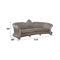 Dresden Vintage Bone White Sofa - Ornate Home