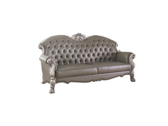 Dresden Vintage Bone White Sofa w/ 5 Pillows - Ornate Home