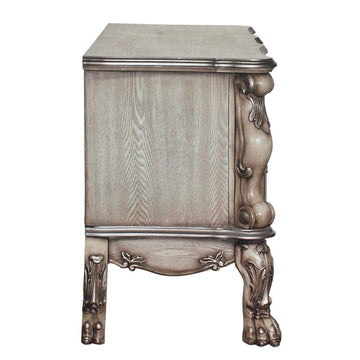 Dresden Vintage Bone White Vanity Desk - Ornate Home
