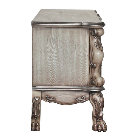 Dresden Vintage Bone White Vanity Desk - Ornate Home