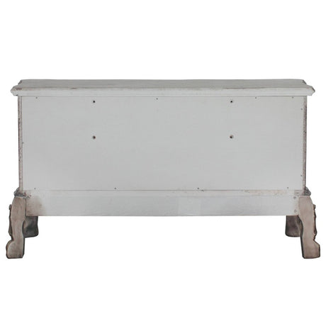 Dresden Vintage Bone White Vanity Desk - Ornate Home