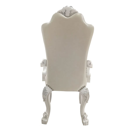Dresden White Arm Chair (Set Of 2) - Ornate Home