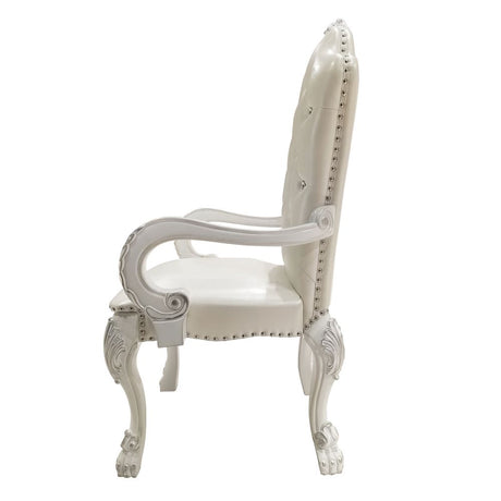 Dresden White Arm Chair (Set Of 2) - Ornate Home