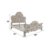 Dresden White California King Bed - Ornate Home
