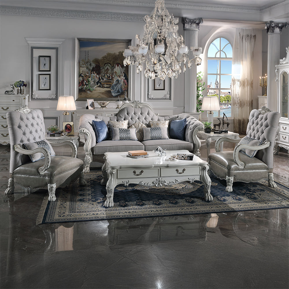 Dresden White Chair - Ornate Home