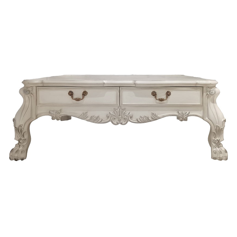 Dresden White Coffee Table - Ornate Home