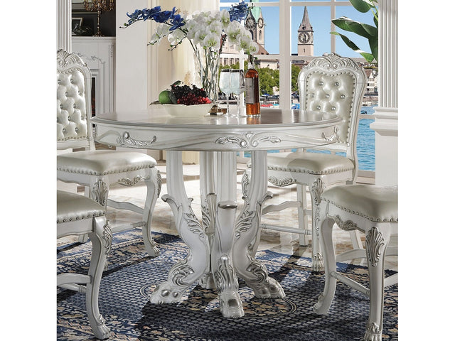 Dresden White Counter Height Table - Ornate Home