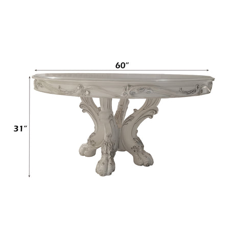 Dresden White Dining Table - Ornate Home