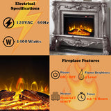 Dresden White Fireplace - Ornate Home