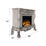 Dresden White Fireplace - Ornate Home