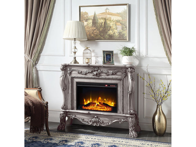 Dresden White Fireplace - Ornate Home