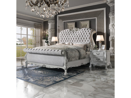 Dresden White Queen Bed - Ornate Home