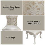 Dresden White Side Chair (Set Of 2) - Ornate Home