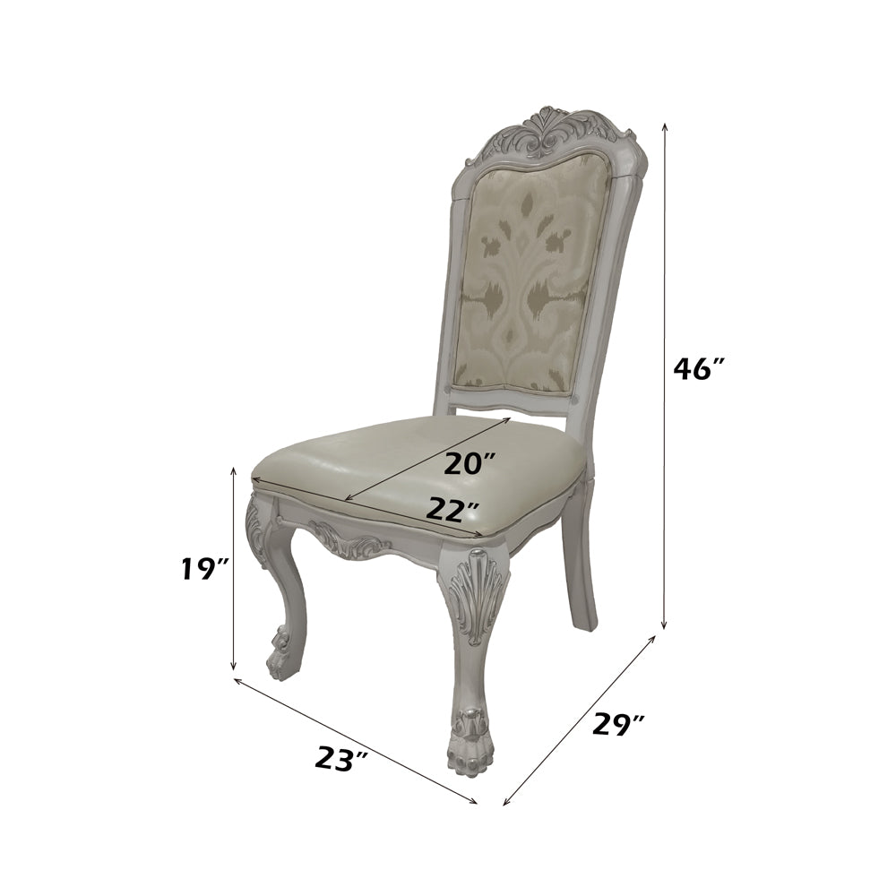 Dresden White Side Chair (Set of 2) - Ornate Home