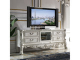 Dresden White TV Stand - Ornate Home