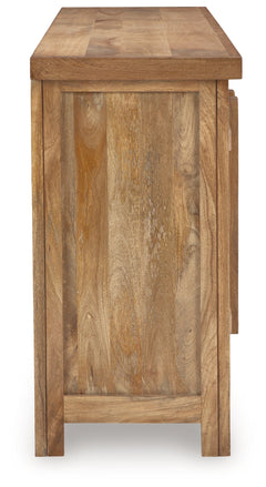 Dresor Natural Accent Cabinet - Ornate Home