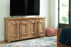 Dresor Natural Accent Cabinet - Ornate Home