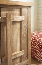 Dresor Natural Accent Cabinet - Ornate Home
