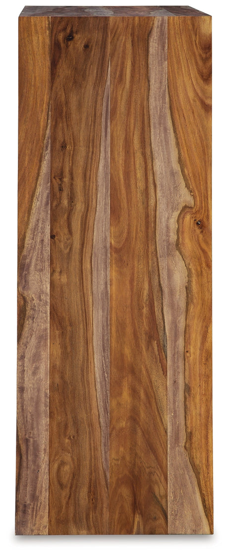 Dressoni 36" 5 Drawer Brown Chest of Drawers - Ornate Home