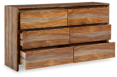 Dressoni 65" 6 Drawer Dresser - Ornate Home