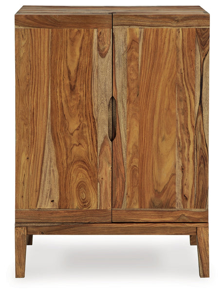 Dressonni Brown Bar Cabinet - Ornate Home