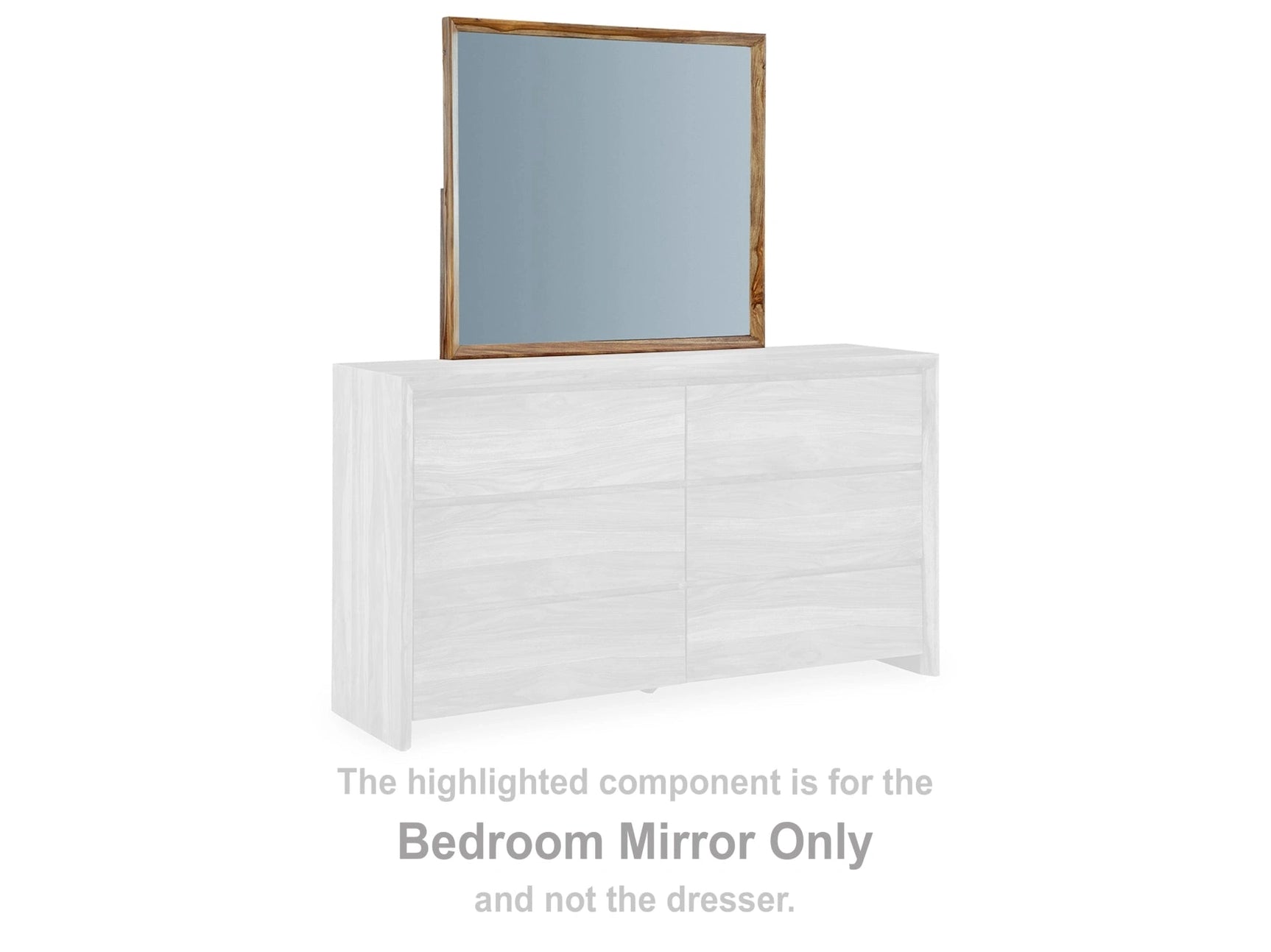 Dressonni Brown Bedroom Mirror - Ornate Home
