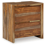 Dressonni Brown Nightstand (Online Special Price) - Ornate Home