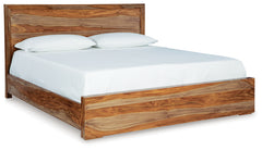 Dressonni Brown Queen Panel Bed & Dresser & Mirror - Ornate Home