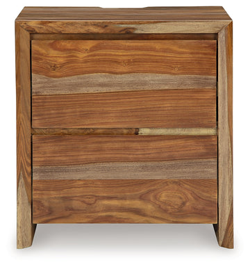 Dressonni Brown Queen Panel Bed, Dresser, Mirror and Nightstand - Ornate Home