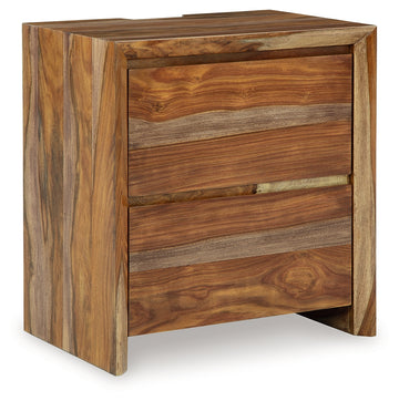 Dressonni Brown Queen Panel Bed, Dresser, Mirror and Nightstand - Ornate Home