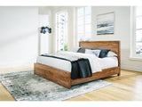 Dressonni Brown Queen Panel Bed (Online Special Price) - Ornate Home