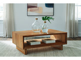 Dressonni Brown Rectangular Cocktail Table (Online Special Price) - Ornate Home