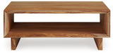 Dressonni Brown Rectangular Cocktail Table (Online Special Price) - Ornate Home