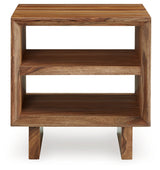 Dressonni Brown Square End Table (Online Special Price) - Ornate Home