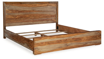 Dressonni California King Panel Bedroom Set with Dresser and Mirror - Ornate Home